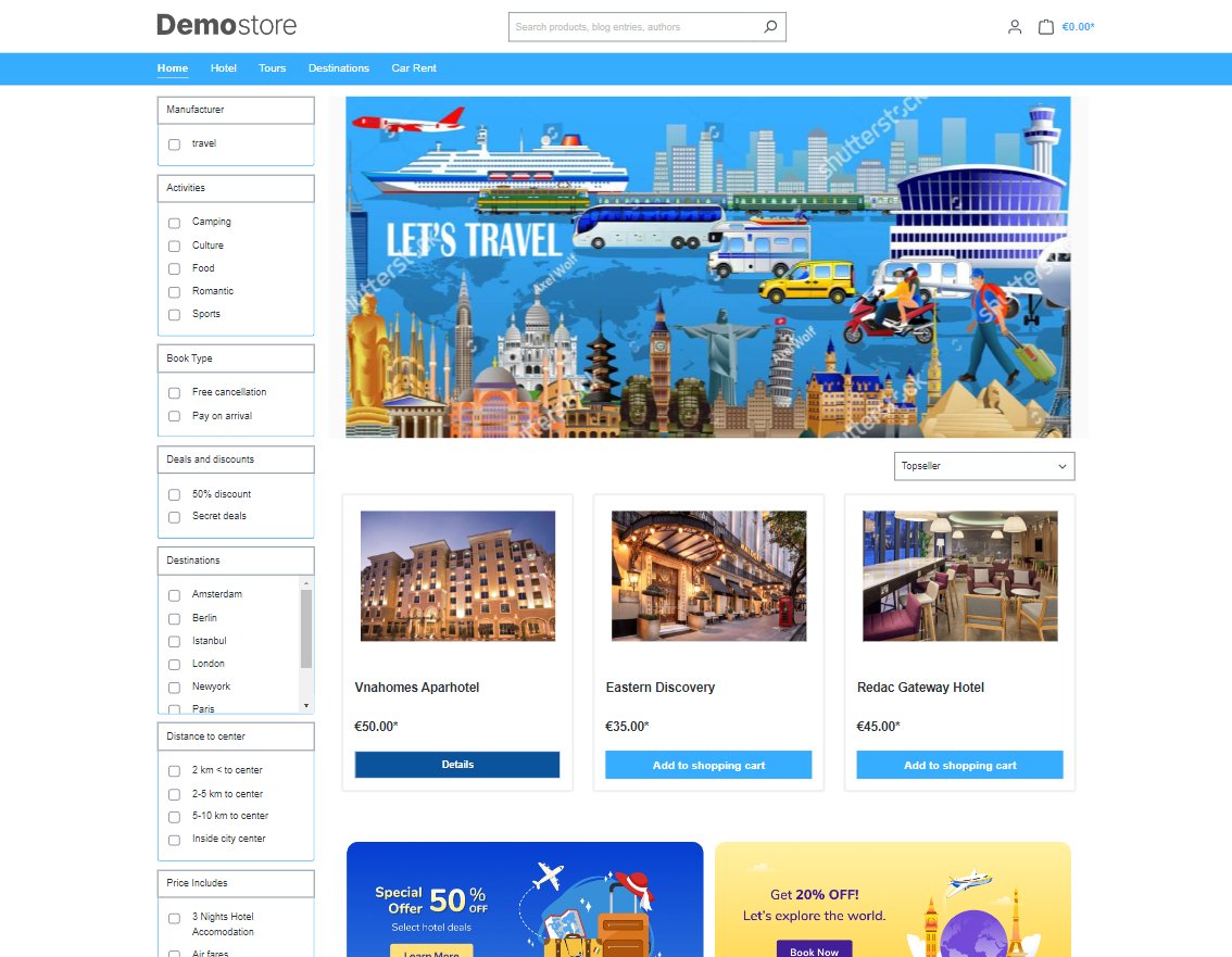 Webseiten für Travel